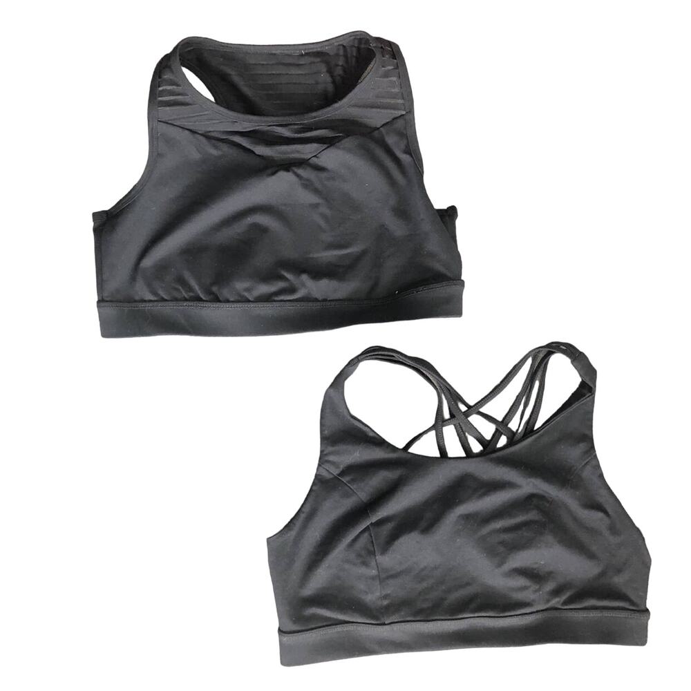 Set Of 2 Black Sports Bra By Torrid